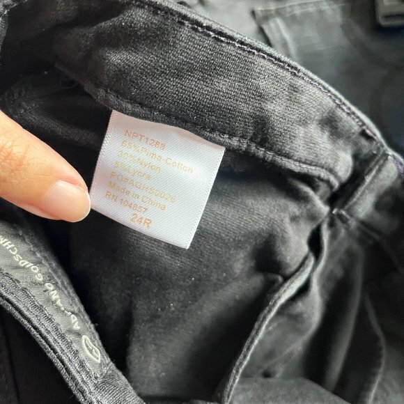 AG Adriano Goldschmied The Legging Ankle Super Skinny Stretch Black Jeans SZ 24R - Picture 7 of 7